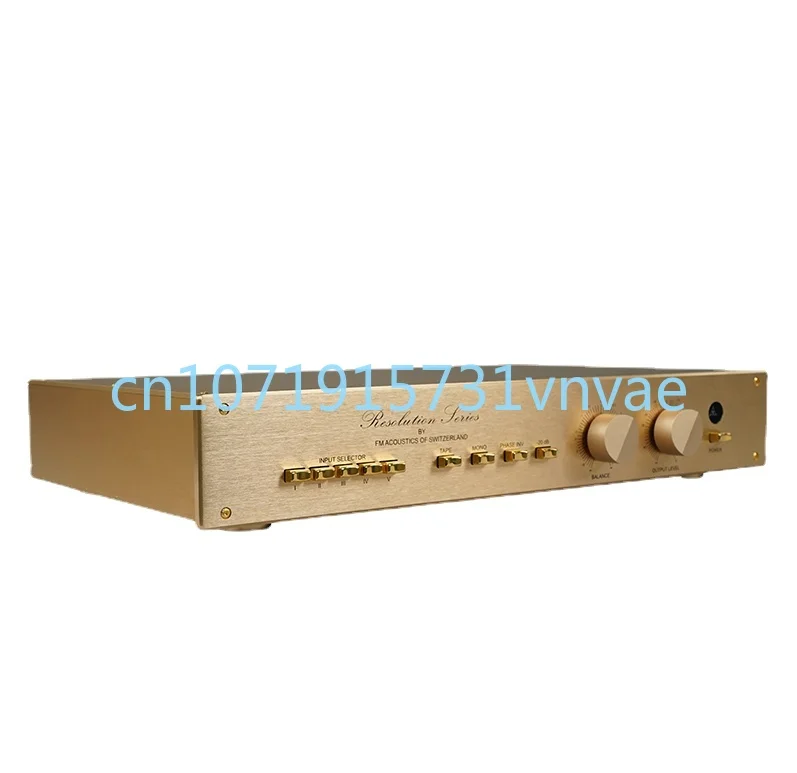 Классический Золотой клон FM255 HiFI высокомощный аудио предусилитель Стерео