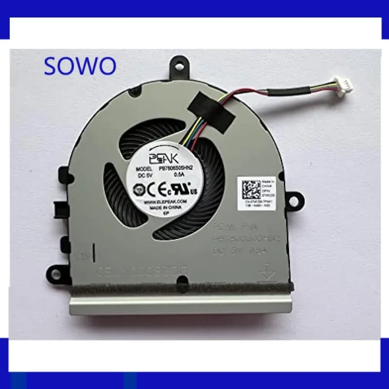 Вентилятор для Dell Inspiron 15-3583 15-3584 15-3593 15-5575 15-5593 Охлаждающий вентилятор 7MCD0 07MCD0