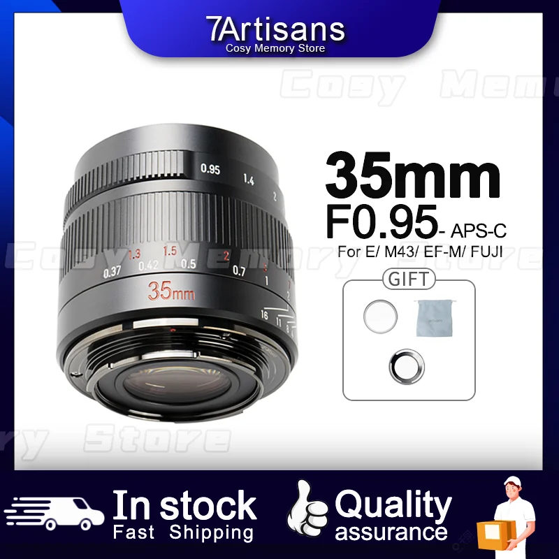 Портретный объектив с большой диафрагмой для Sony E Fuji FX Canon EF-M RF Nikon Z9 M4/3 Mount DC-S1