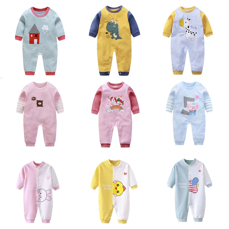 

New Born Baby Sleepsuits Girl Sleepers Boy Rompers Baby Clothes Long Sleeved Spring Autumn Winter Jumpsuit One-pieces Cartoon