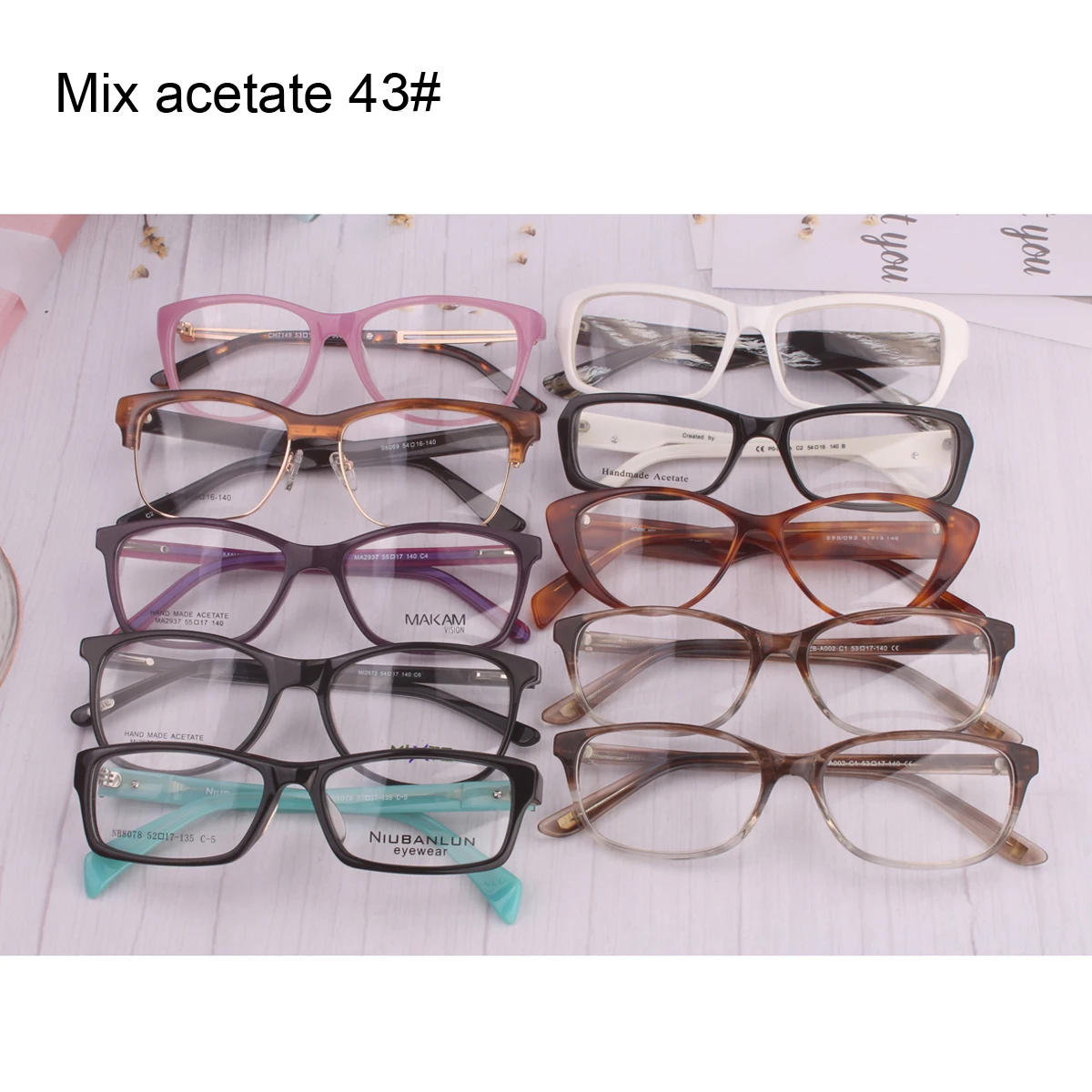 

Очки с розовым котом для женщин, близорукость, фоторамка, компьютерные прозрачные линзы, женские очки степени, винтажные оптические линзы