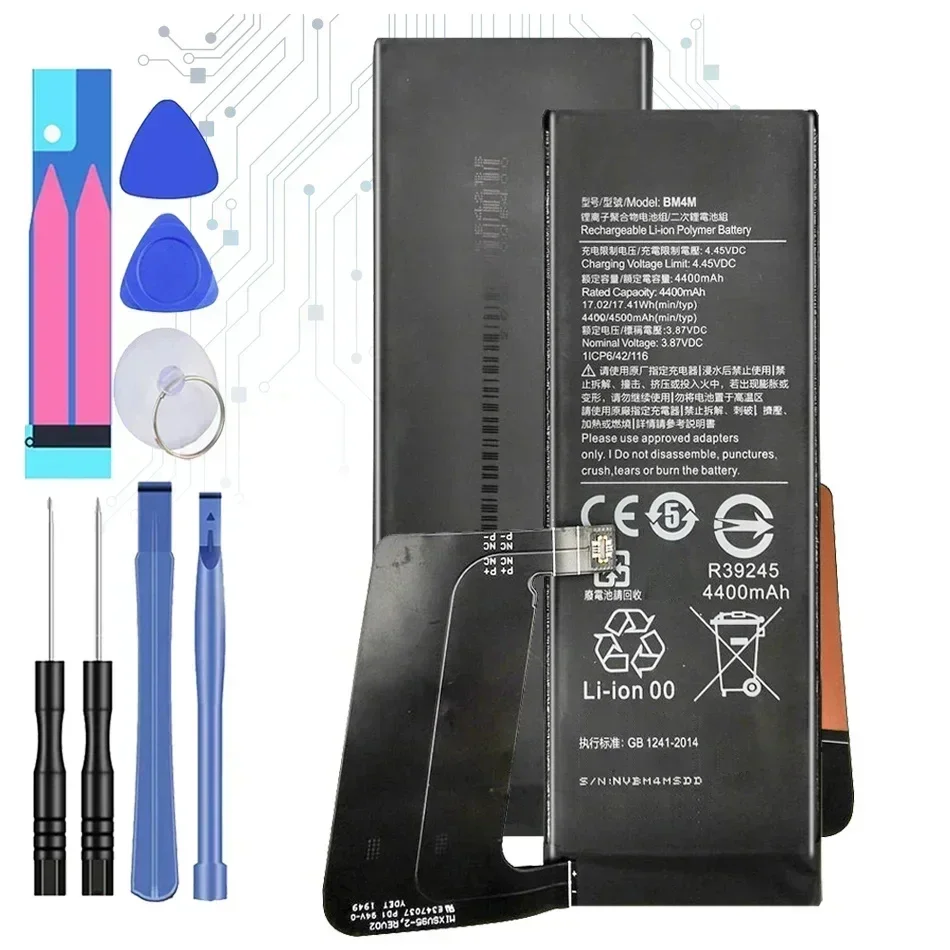 Аккумулятор BM4V BM4N BM4M BM4R BM4W 4160 мАч-4820 мАч для Xiaomi Mi 10 10T (Ultra Pro Lite 5G) Bateria
