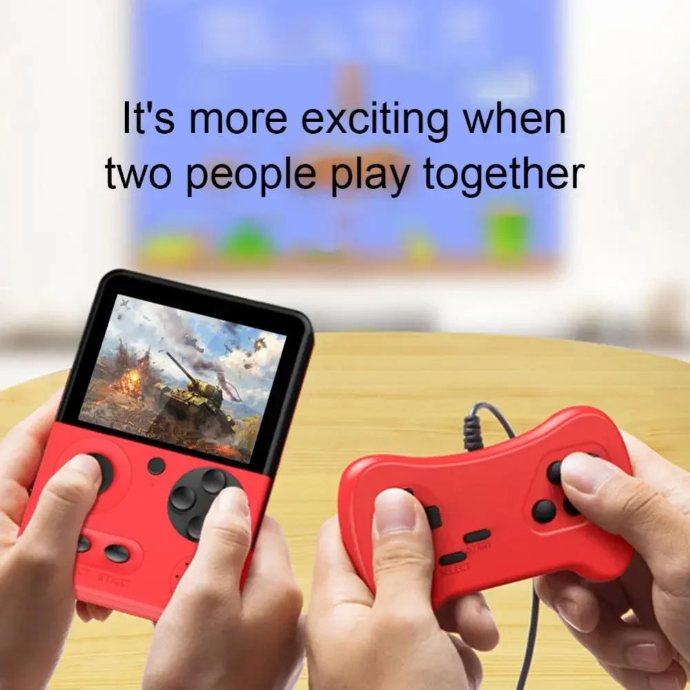 

NEW2023 Joystick Game Console Double 3 Inch 500 In One Retro Video Handheld Game Player Portable Game Console For Children Gift