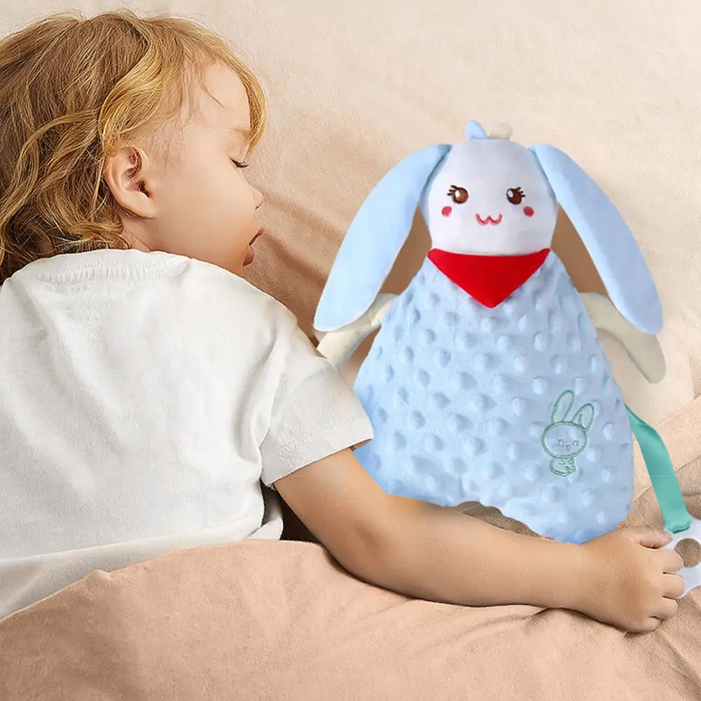 

Мягкая флисовая кукла для успокоения, мягкая ударопрочная мультяшная форма, Успокаивающая, с хорошей упругостью, со встроенной бумагой для звонков, Детская Удобная игрушка