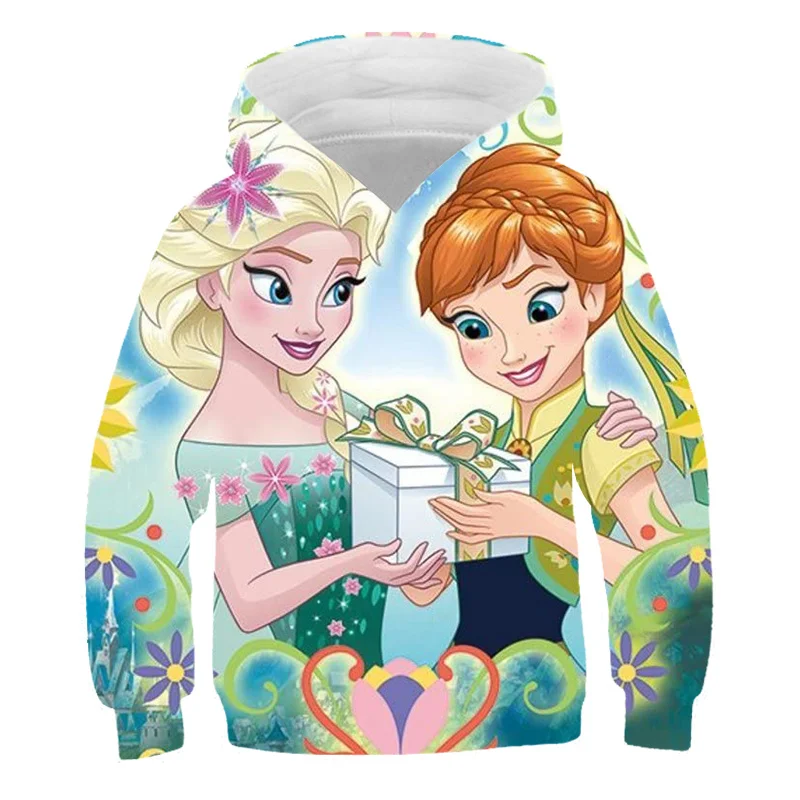 

Детский свитшот с капюшоном, с изображением героев мультфильмов