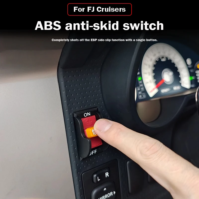 Фото Внедорожный переключатель ABS для Toyota FJ Cruiser, контроль тяги, полностью отключение ESP FJ Cruiser, антиблокировочная тормозная система №1