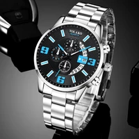 brand mens watches fashion men sport stainless steel quartz wristwatch man clock business casual leather male watchrelogio mascu