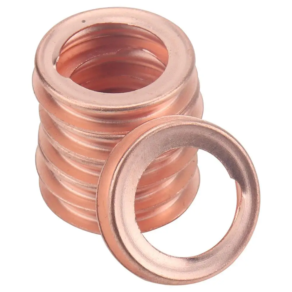 

Universal Anti-rust Brass Drain Plug Gaskets Reliable Wear Resistance Easy Installation Oe 11026-01m02 11026-ja00a F4xy-6734-a