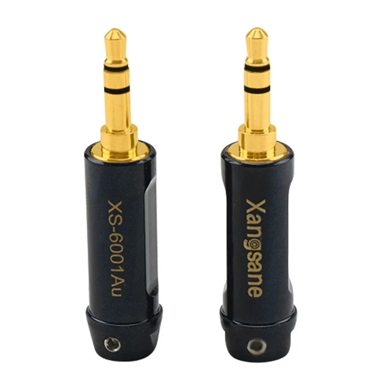 Hi-end позолоченный медный разъем 3 5 мм стерео для Aux кабеля наушников