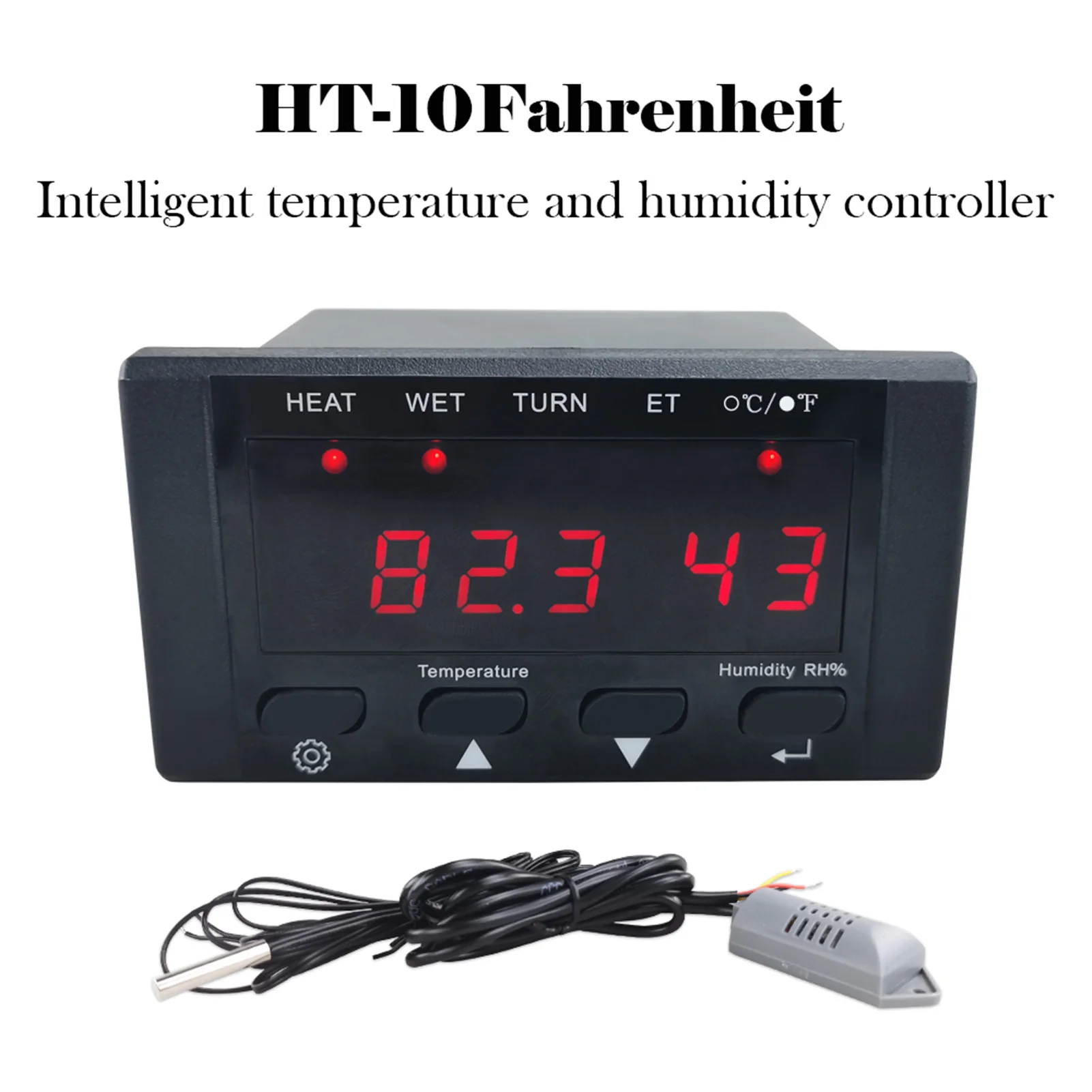

AC110-220V Digital Temperature Humidity Controller Thermostat Instrument Regulator Celsius And Fahrenheit Display Refrigerator