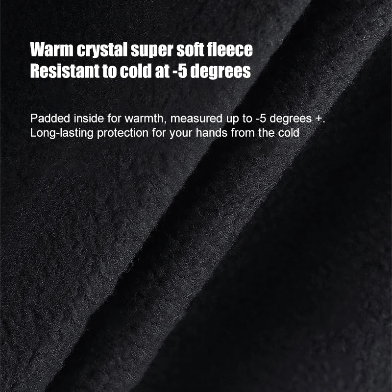 Зимние бархатные перчатки для мужчин и женщин водонепроницаемые мотоциклетные