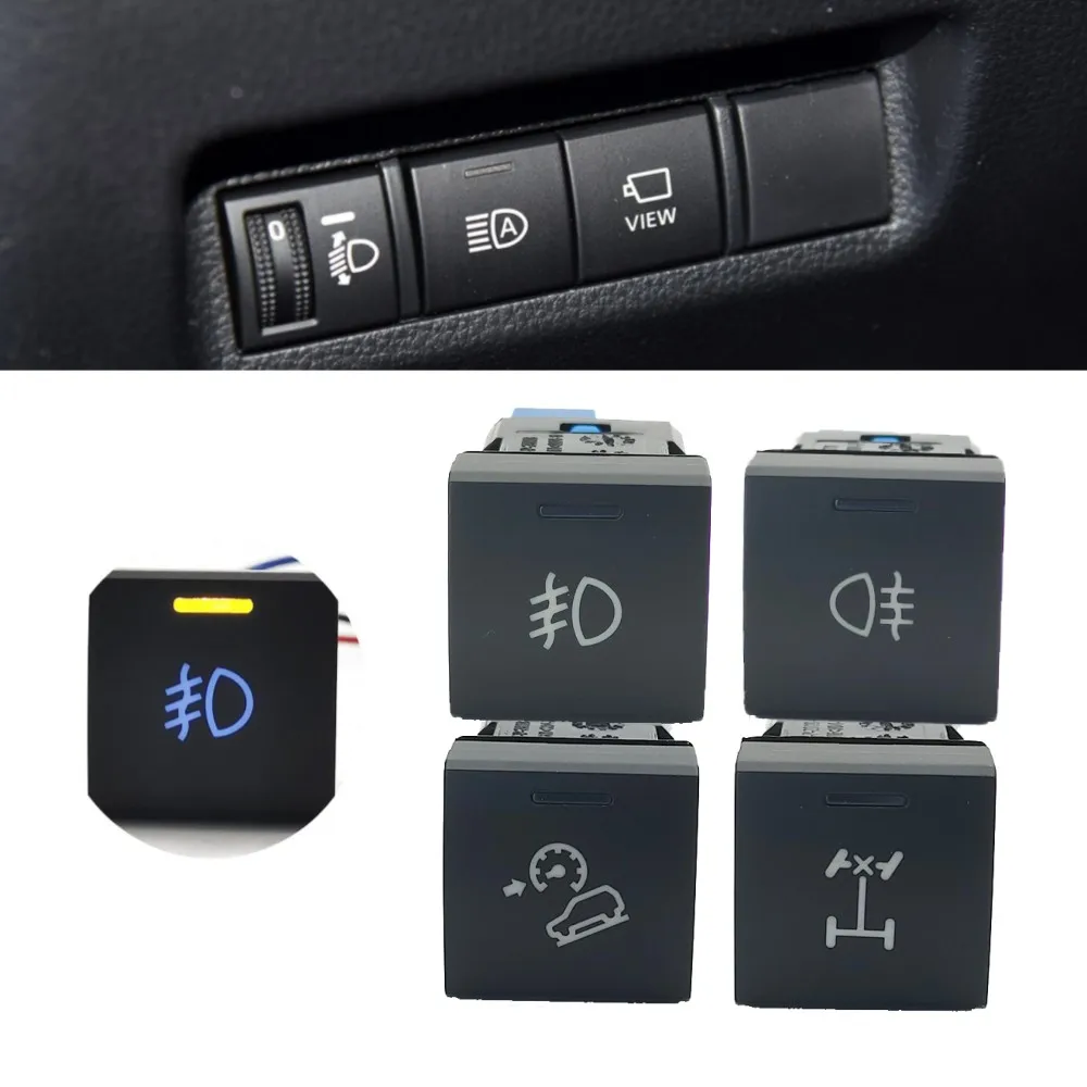 

Передние и задние противотуманные фары, контроль скорости горного и спуска, передний переключатель Diff для Toyota Camry, Altis, Hilux LC300, 2018, Rav4, Prado 150