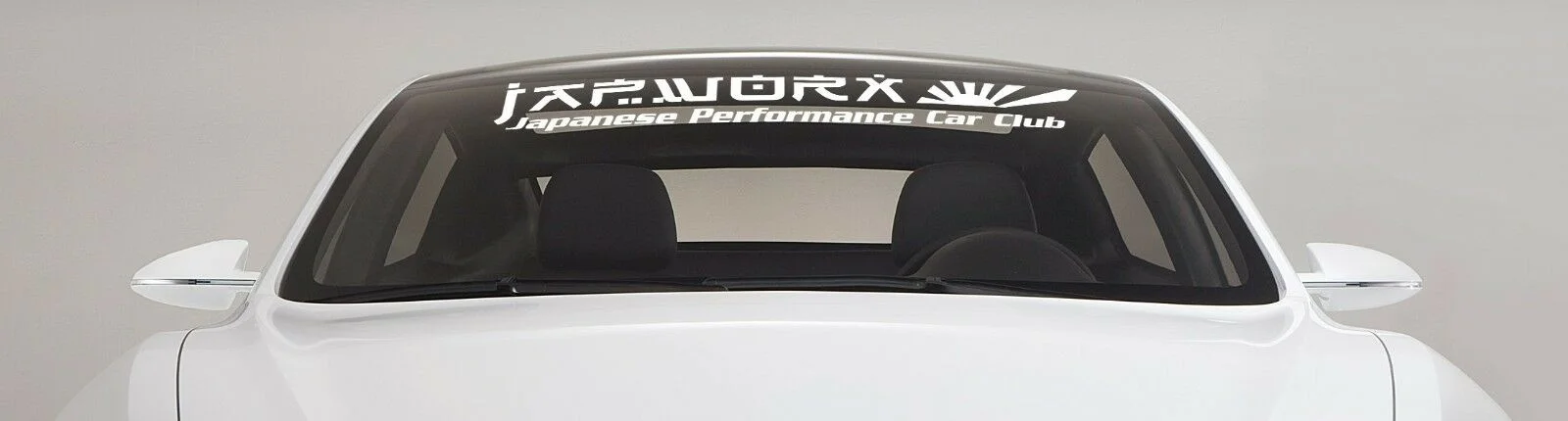 

For Japworx Japanese Performance Strip JDM drift Car Windshield Vinyl Sticker Decal