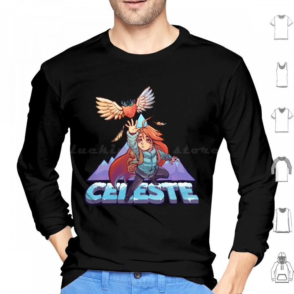 Толстовки Madeline Celeste с длинными рукавами Бестселлер Gamer Gaming Girl Инди-игры Kids