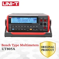 uni t ut805a ture rms lcd bench type digital multimeter volt amp ohm capacitance hz tester 199999 counts high accuracy