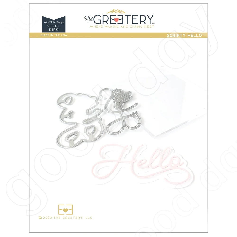 

2022 Arrival New Scripty Metal Cutting Dies Scrapbook Diary Decoration Embossing Template Diy Greeting Card Handmade