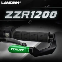 22mm 78 inch carbon fiber handlebar grips guard brake clutch levers guard protection for kawasaki zzr1200 zzr 1200 2002 2005