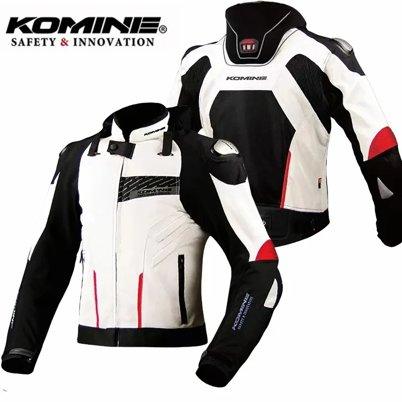 

KOMINE JK015 Jacket Spring Breathable Denim Mesh Racing Ride High-performance Drop Resistance Clothing Motorcycle Jacket