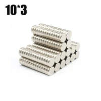 1020304050 10x3 round ndfeb neodymium magnet n35 rare earth magnet new super powerful small imanes permanent magnetic disc