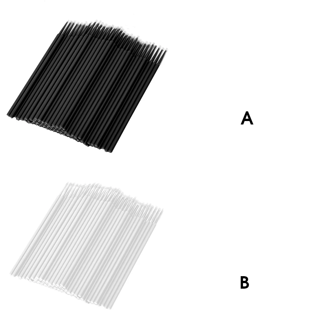 

100 Pieces PP Cotton Swabs Eyelash Shadow Cosmetics Cleaning Sticks Indoor Household Bathroom Office Tool Accessories