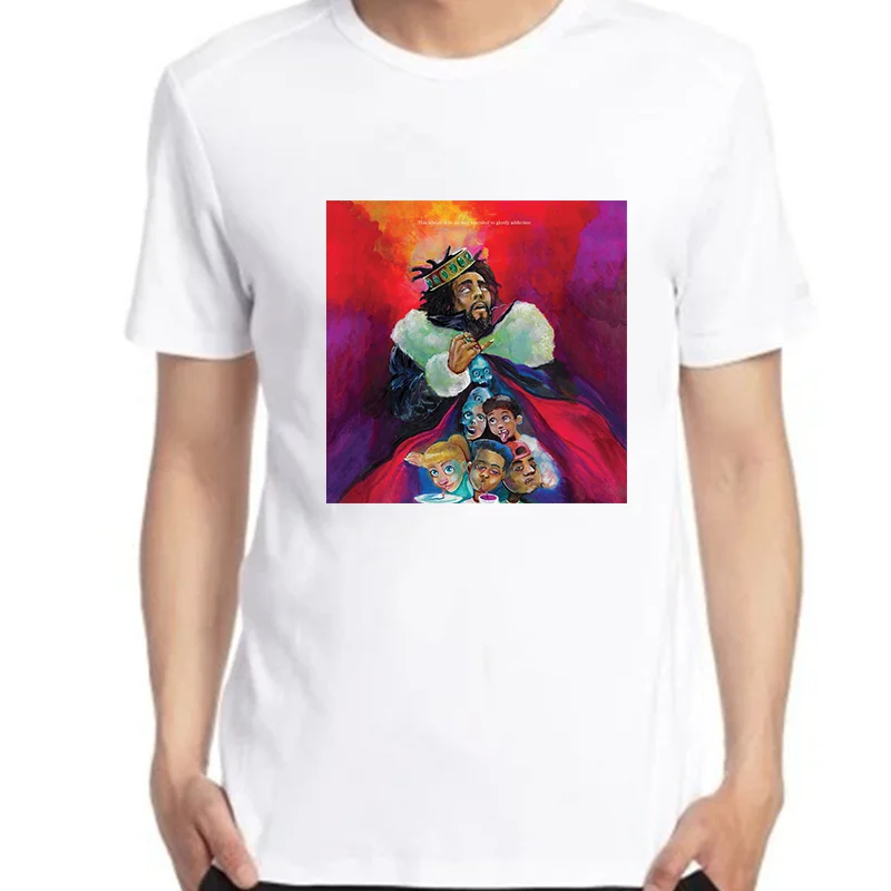 Cole Kod Album Cover t shirt for men Free Styletee graphic t shirts short sleeve t-shirts oversize t-shirts Summer Men clothing