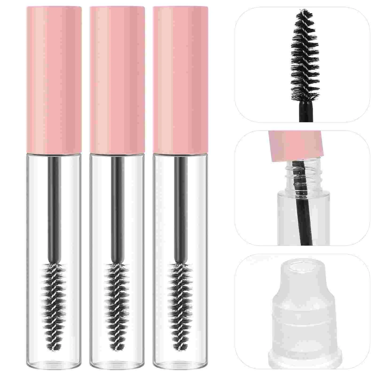 

Mascara Tube Empty Eyelash Bottle Wand Container Refillable Cream Tubes Castor Oil Diy Eyeliner Wands Clear Lip Bottles Mini