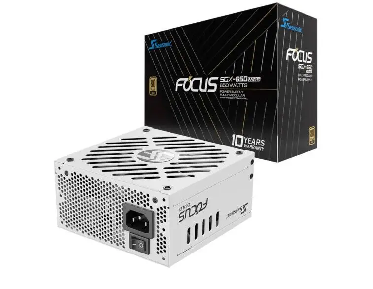 

Seasonic FOCUS SGX650 White limited edition 650W 80PLUS gold certification Full module silent SFX-L power supply