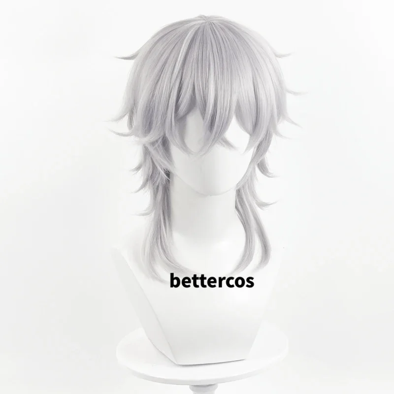 Fukuzawa Yukichi Косплей Парик Аниме Короткие Термостойкие Волосы Парики Для Хэллоуина