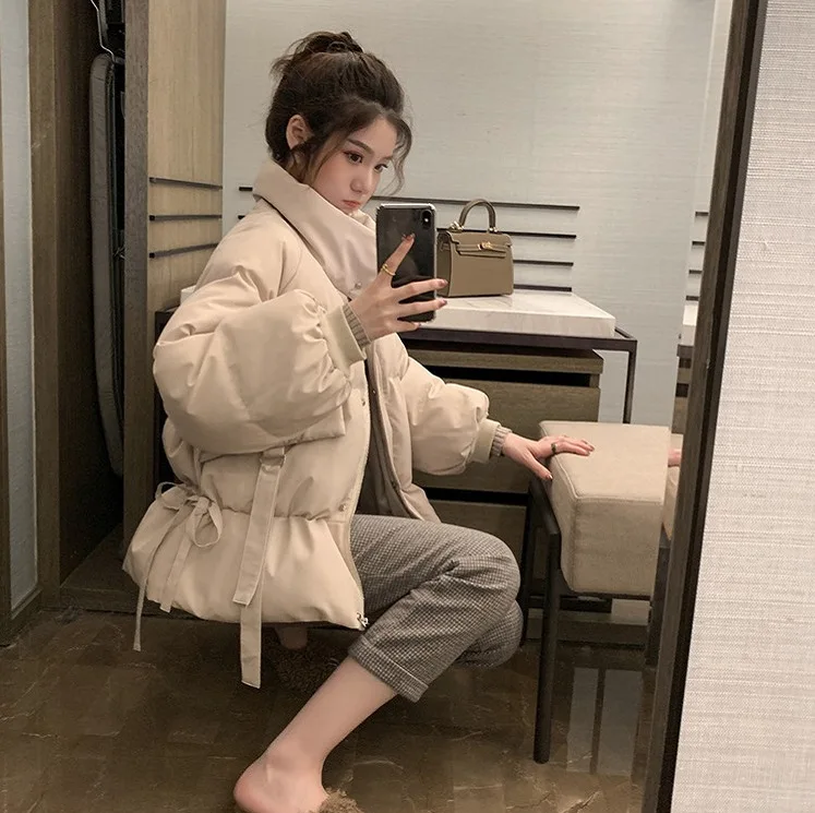 2022 Autumn Winter Cotton Clothing Women's Short Fashion Korean Edition Jacket girl Cotton Jacket Women manteau femme hiver