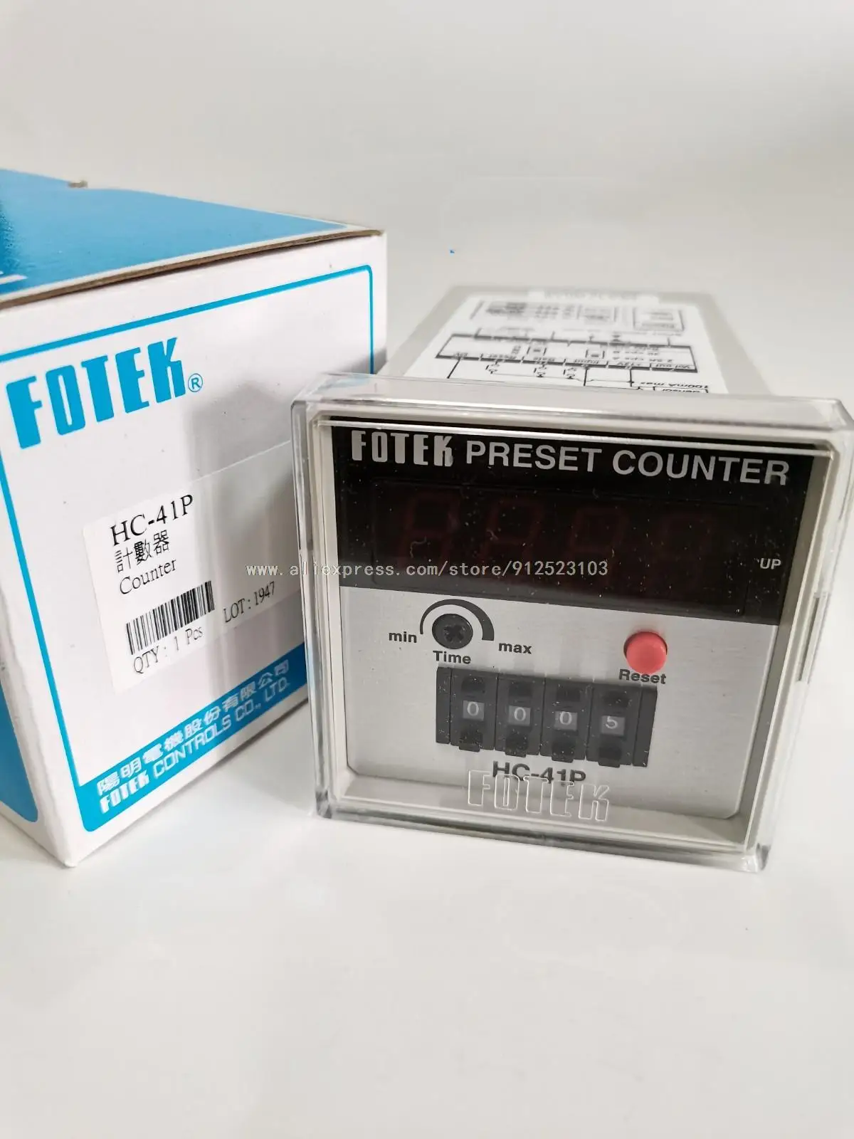 

HC-41P Fotek Counter 4 Digit 100% Baru & Original Asli
