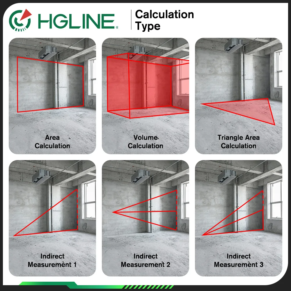 Дальномер лазерный HGLINE 40/60/80/100/120 м