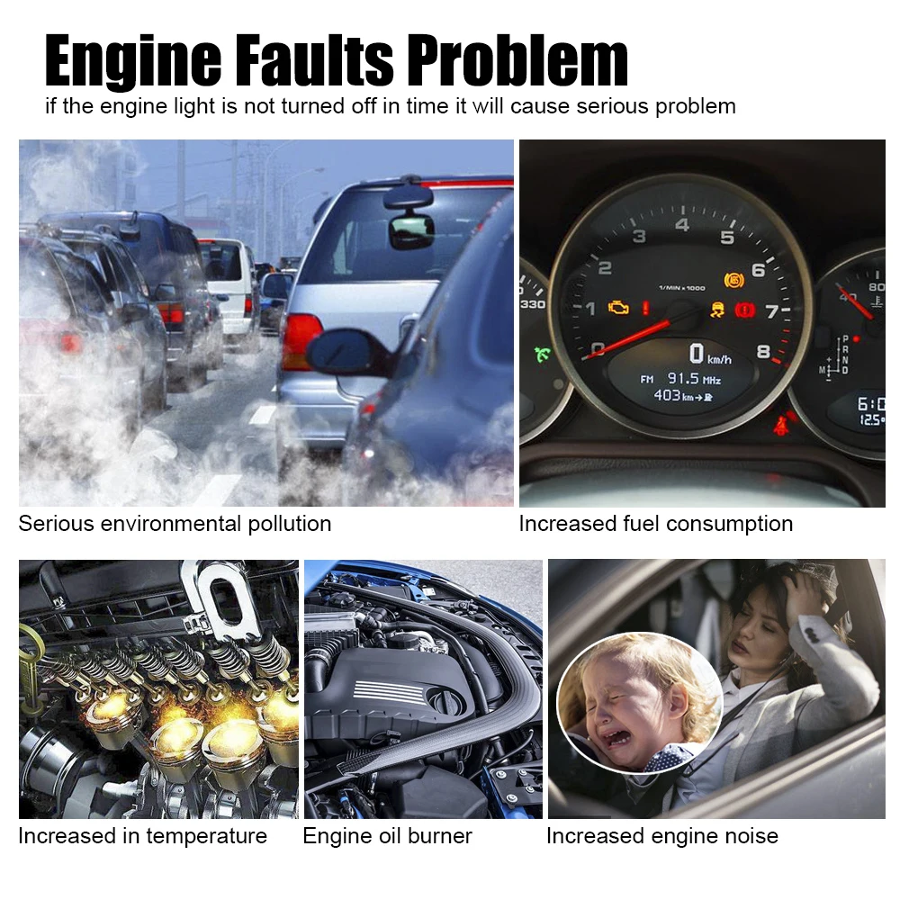 Диагностический сканер OBD2 V619 многоязычный автомобильный диагностический