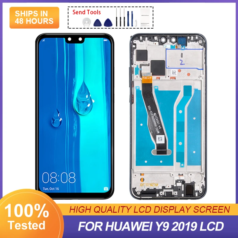 

6.5 Inch Enjoy 9 Plus Display For Huawei Y9 2019 Lcd Touch Screen Digitizer BLA L09 L29 Assembly Free Shipping With Tools 1Pcs