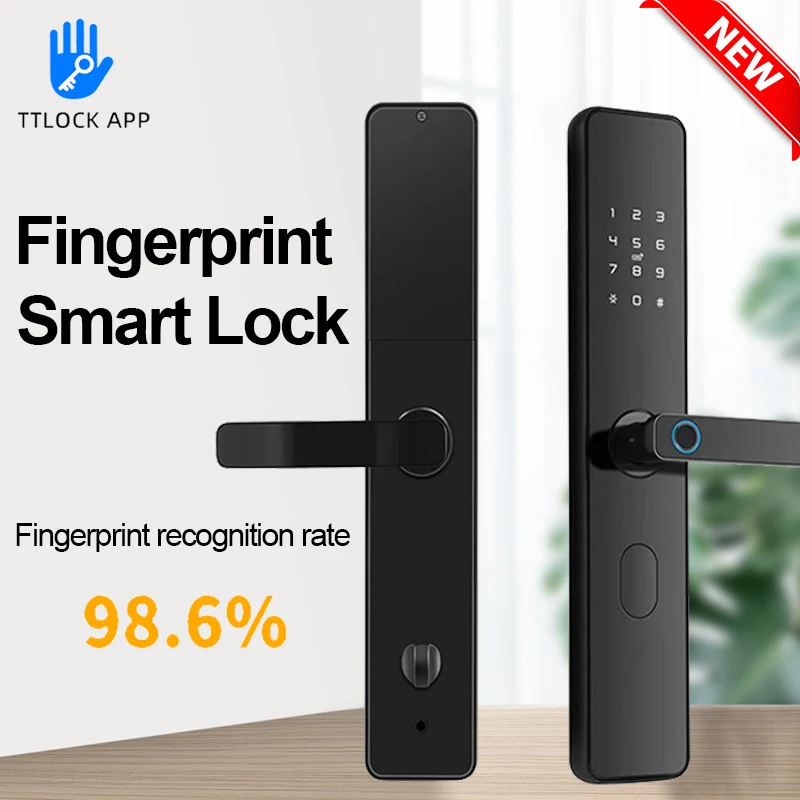 

Смарт-замок дверной электронный с цифровым паролем и Wi-Fi