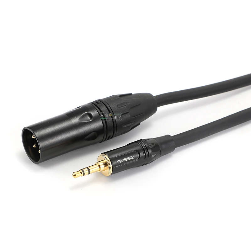 AVSSZ 3 5 мм в XLR аудио линия микшер компьютерная звуковая карта микрофонный кабель