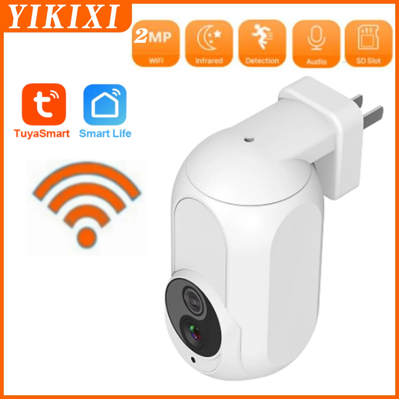 

Wi-Fi PTZ-камера Tuya на солнечной батарее, 1080P