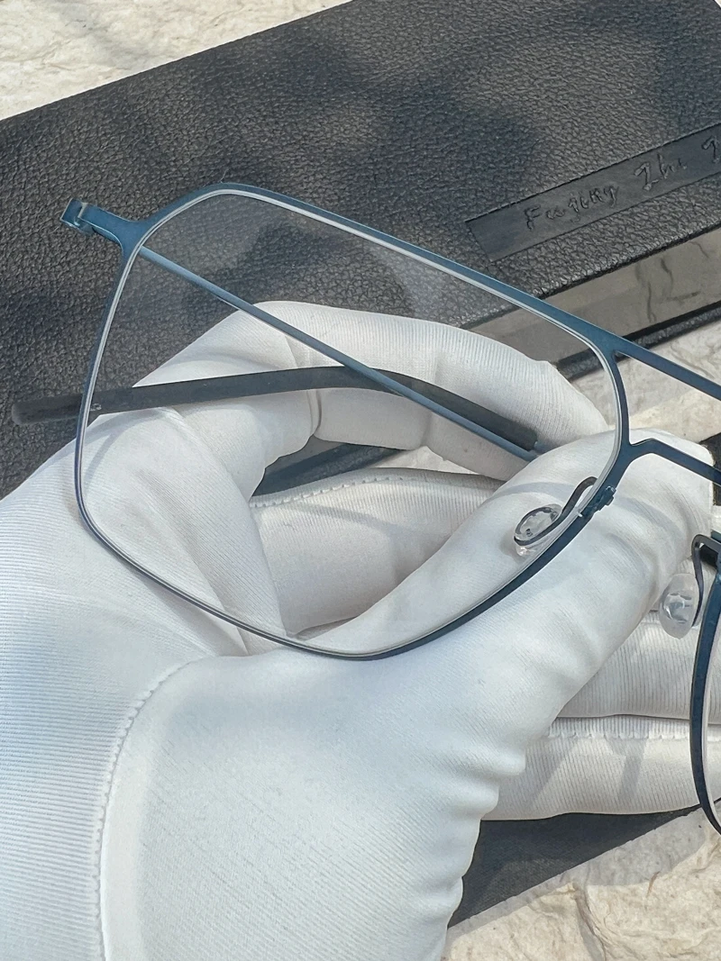 Дания безвинтовые оправы для очков-пилотов мужчин и женщин из чистого титана