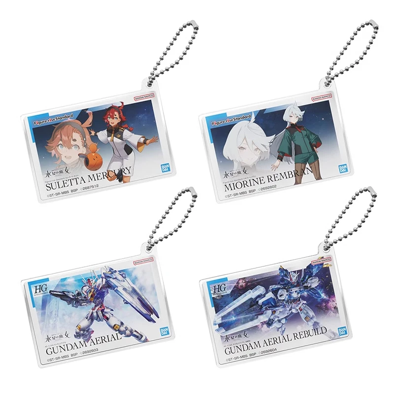 

Mobile Suit Gundam The Witch From Mercury Gundam Aerial Suletta Mercury Miorine Rembran Cartoon Acrylic Pendant Keychain Gifts