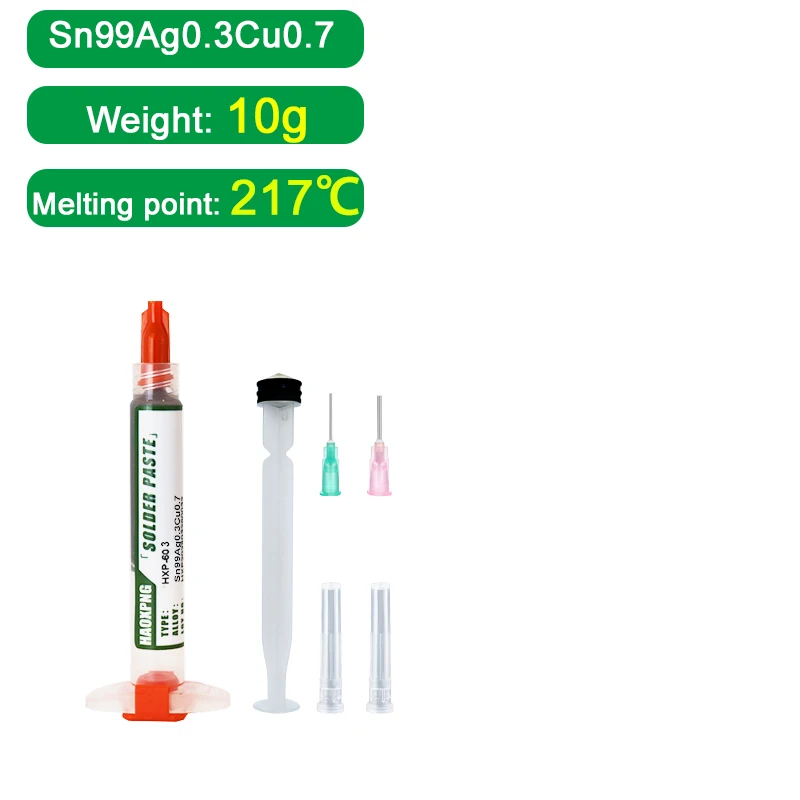 

HAOXPNG Флюс для пайки Sn99Ag0.3Cu0.7 217℃