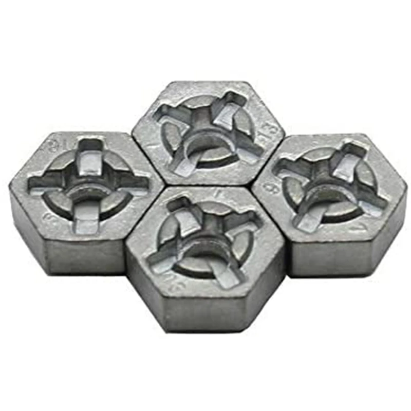 4 шт. металлический адаптер для шестигранной ступицы колеса 12 мм