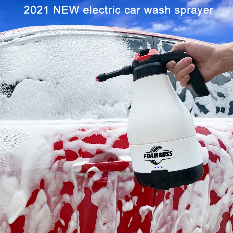 2021 Electric car wash sprayer 1.8L foam spray special device watering can manual pneumatic corrosion resistant acid and alkal
