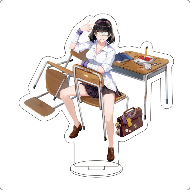Фото Аниме Kakegurui акриловая подставка украшения Momobami Kirari Saotome Meari Ryōta Suzui Jabami Yumeko фигурка подставка подарки на Хэллоуин №3