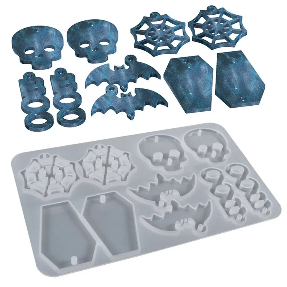 

Прозрачные инструменты для изготовления ювелирных изделий, УФ эпоксидная смола, «сделай сам», ремесла, серьги на Хэллоуин, форма для смолы, ...