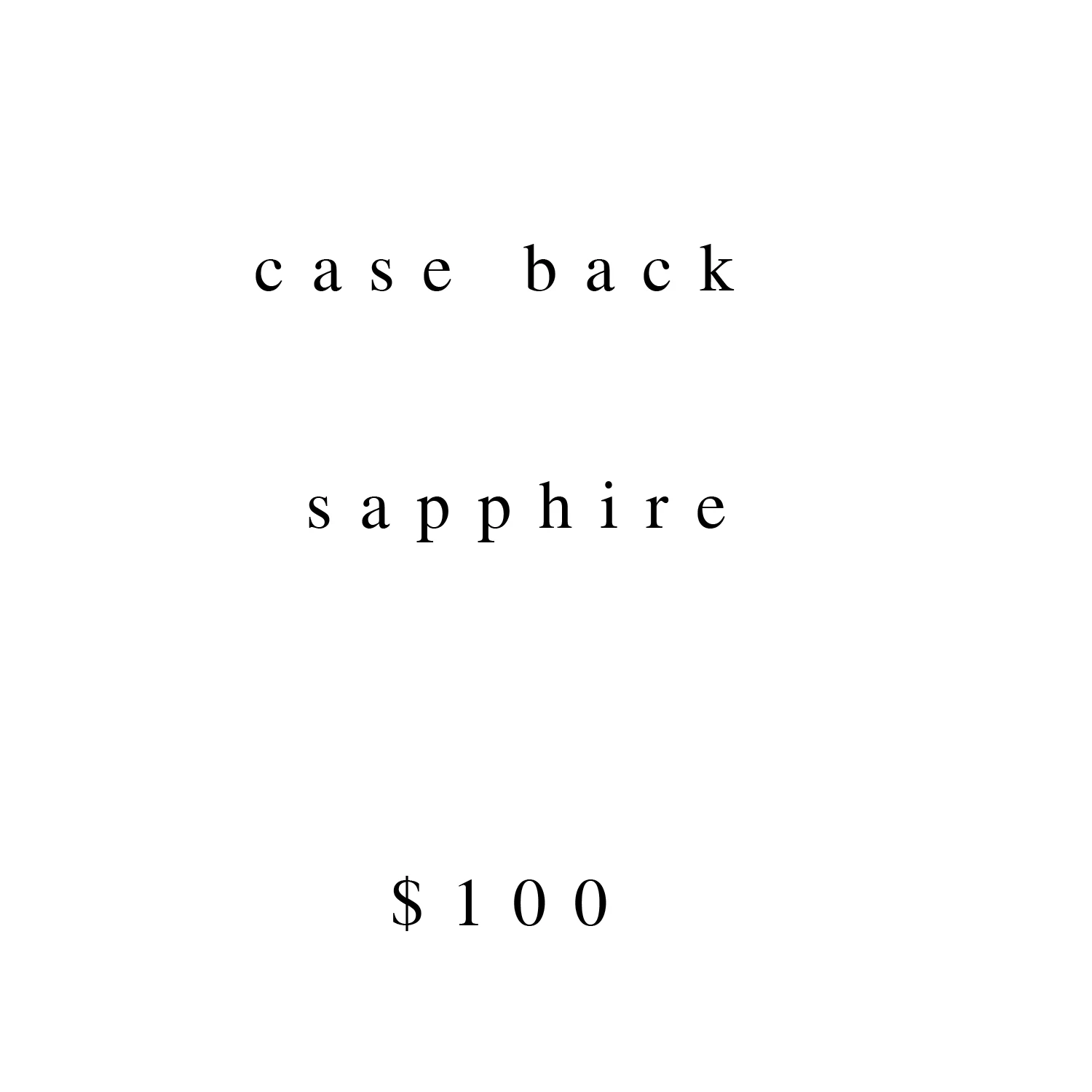

watch case back x2