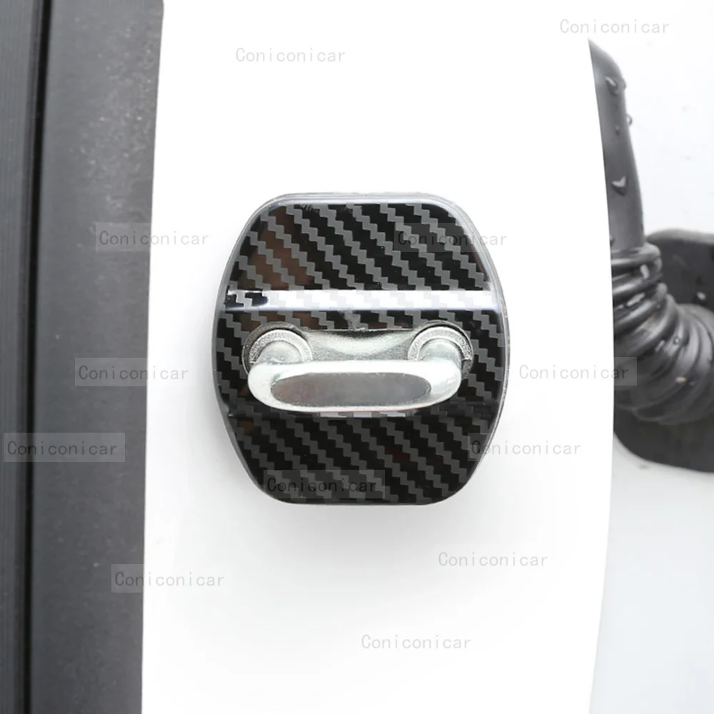 Автомобильный Дверной замок защитная крышка эмблемы украшение из нержавеющей