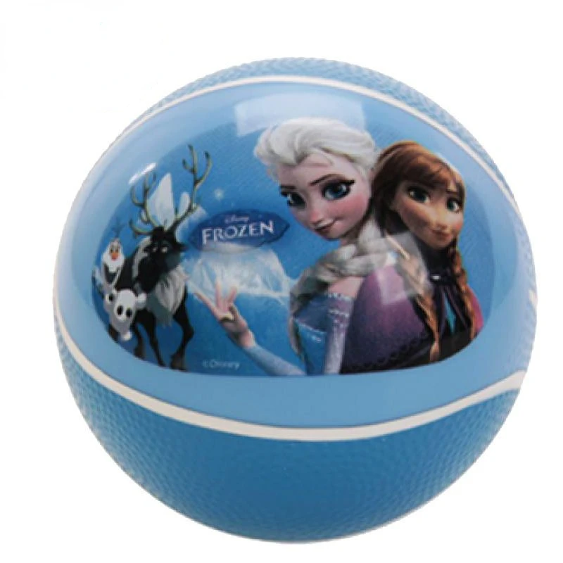 

Frozen Anime Peripheral Children's Cartoon Cute Anna and Elsa Princess Wind Small Ball Elastic Ball No. 1Basketball BirthdayGift