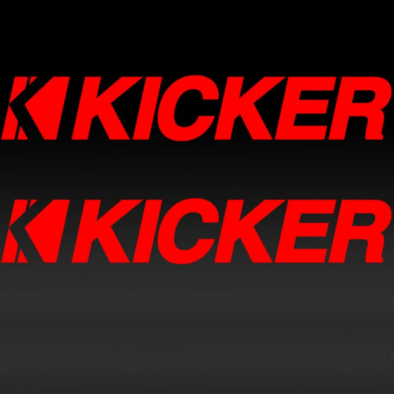 Фото 2 шт. 6 дюймов KICKER надпись автомобильный бампер окно автомобиля виниловая наклейка наклейка №3