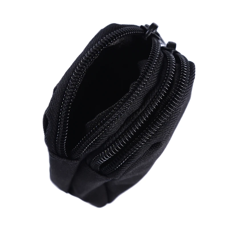 Повседневный нейлоновый кошелек для монет черный бродяга в форме