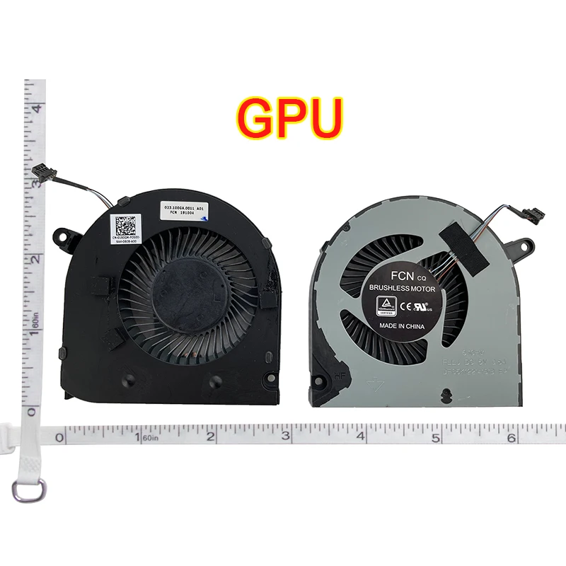 Новый вентилятор охлаждения процессора и графического ноутбука для Dell G3 G3-3779 G3-3579