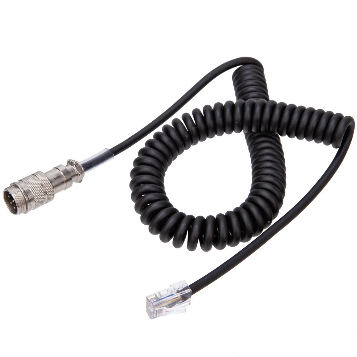 

8Pin to RJ-45 Handheld Ridao Speaker Microphone PU Cable Adapter for -200 -100